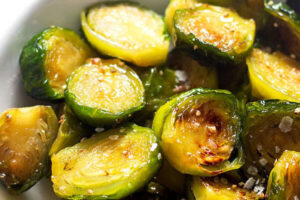 Brussels Sprouts In Garlic Butter