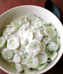 Creamy Cucumber Salad 