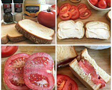 classic tomato sandwich