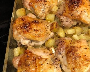Garlic Roasted Chicken and Potatoes recipe