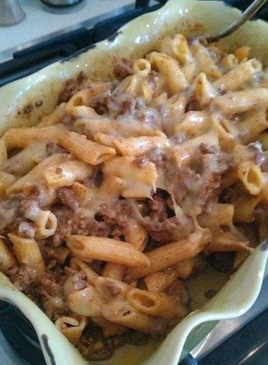 CHEESY TACO CREAM CHEESE PASTA Recipes on a Budget