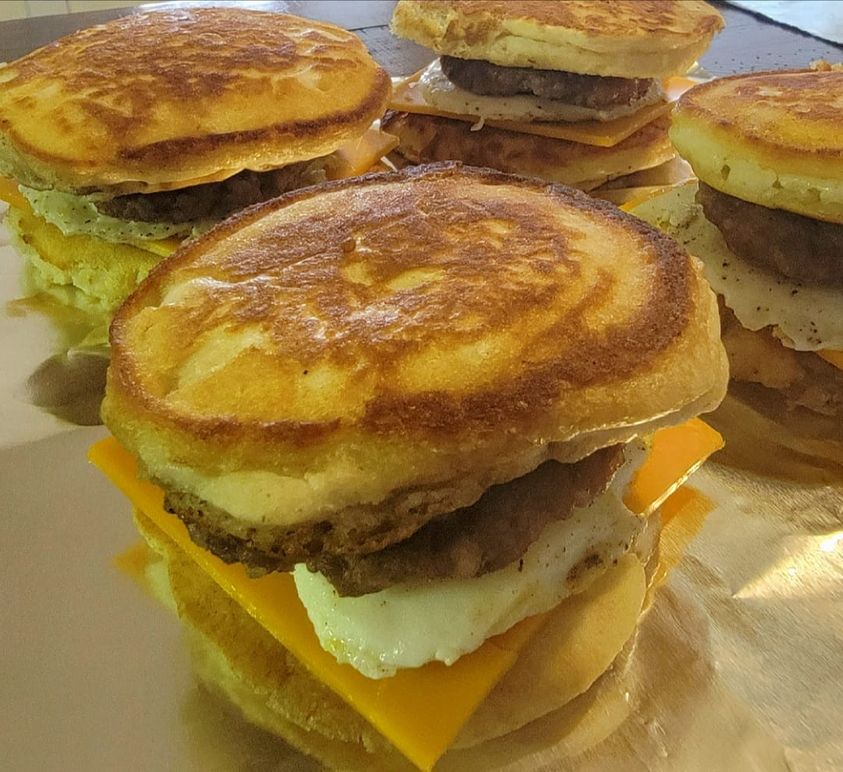 Pancake breakfast sandwiches Recipes on a Budget
