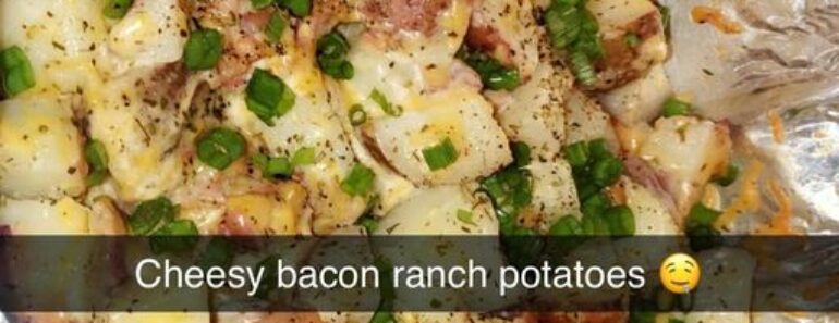 Cheddar bacon ranch potatoes