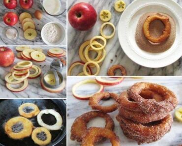 fried cinnamon apple rings