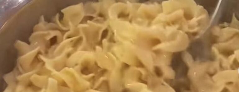 Creamy Cafeteria Noodles