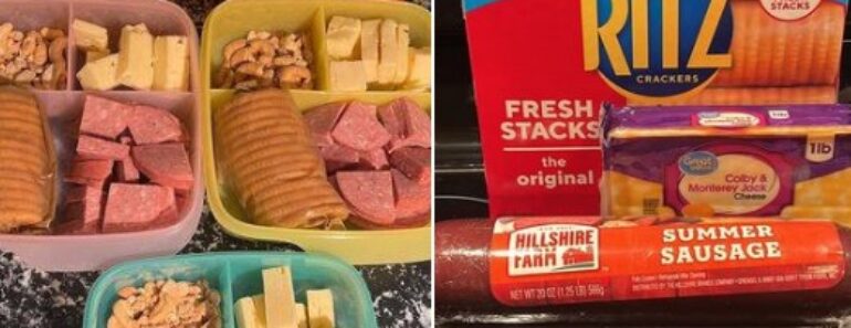 Summer Sausage Cheese Platter