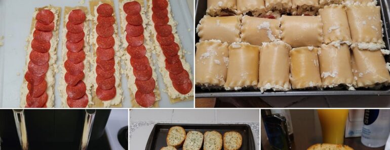👉Pepperoni LasagnaRoll