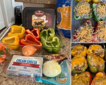 👉Philly Cheesesteak stuffedpeppers