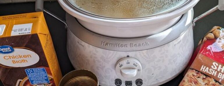 👉Easy CrockpotPotatoSoup