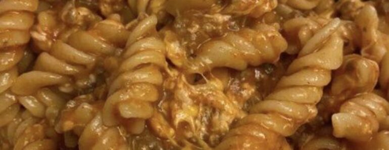 👉Sloppy Joe Rotini Casserole