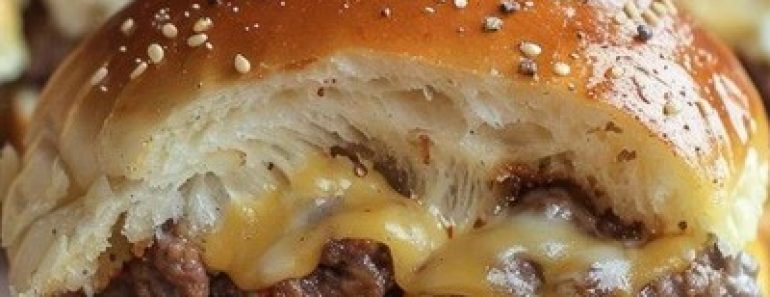 👉Juicy Cheeseburger Sliders