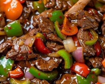 Sizzling Chinese Pepper Steak