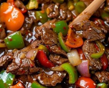 Sizzling Chinese Pepper Steak
