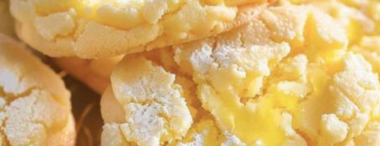 Lemon Cake Mix Cookies