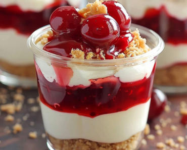 Cherry Cheesecake Parfaits: