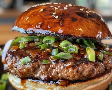 Savory Teriyaki Beef Burger
