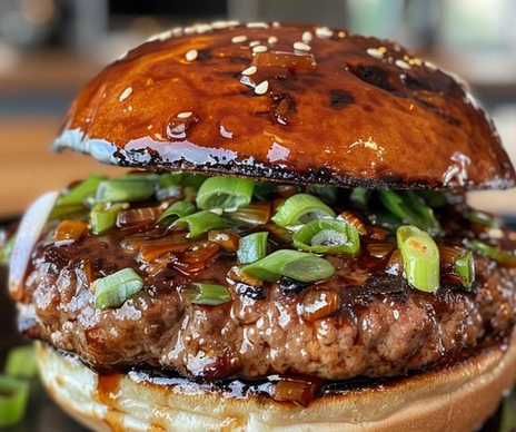 Savory Teriyaki Beef Burger – Recipes On A Budget