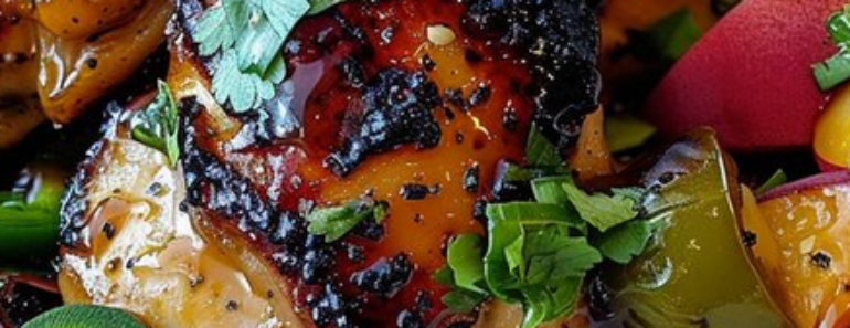 Jalapeño Glazed Chicken Thighs