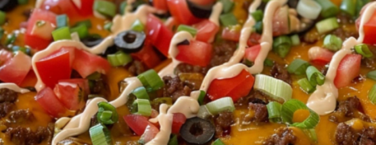 👉Irresistible TacoPizza