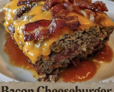 👉Bacon Cheeseburger Meatloaf