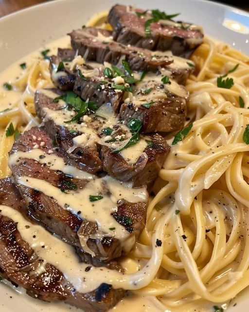 👉Olive Garden Steak Gorgonzola Alfredo – Recipes on a Budget