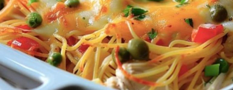 👉ChickenSpaghetti Casserole