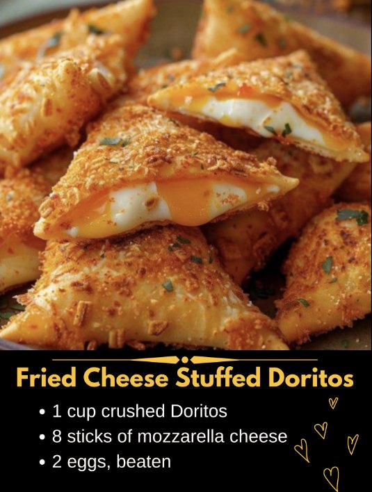 👉Fried Cheese StuffedDoritos – Recipes on a Budget