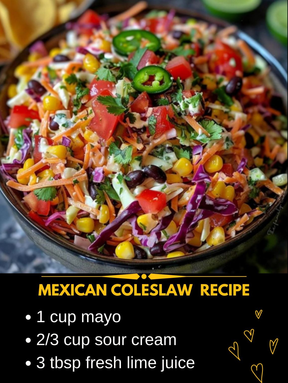 👉Mexican Coleslaw – Recipes on a Budget