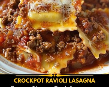👉Crockpot Ravioli Lasagna