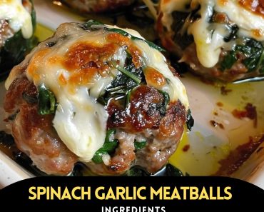 👉Spinach GarlicMeatballs