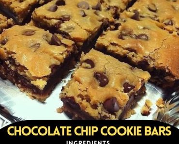 👉Lazy Chocolate Chip Cookie Bars