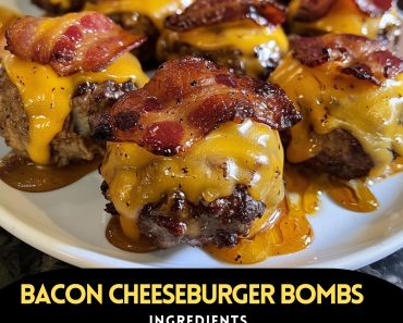 👉Bacon Cheeseburger Bombs