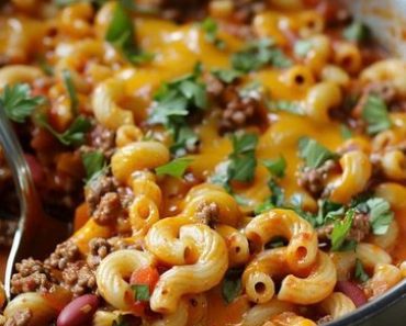 👉One Pot Chili Mac and Cheese