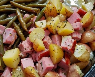 👉Crockpot HamGreenBeans