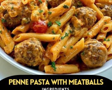 👉Penne pastameatballs