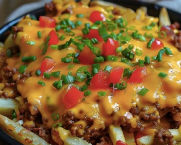 👉Cheeseburger French Fry Casserole