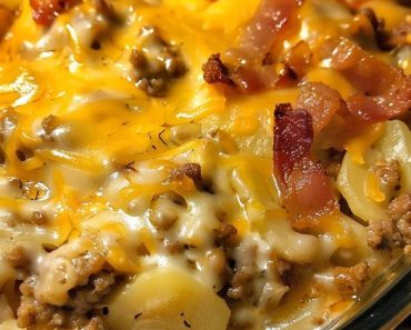 👉Scalloped PotatoBeef Casserole