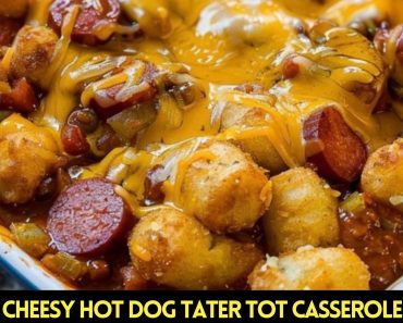 👉HotDog Tater Tot Casserole