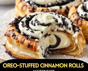 👉Oreo-Stuffed Cinnamon Rolls