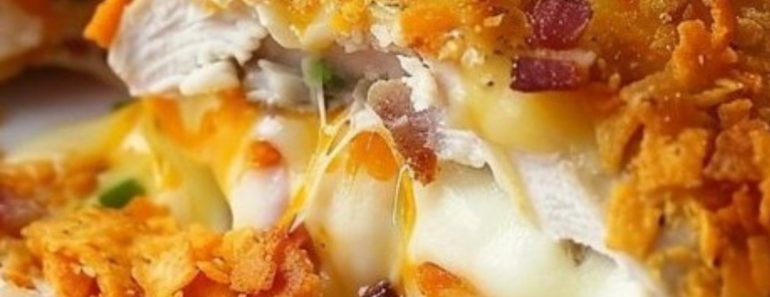 👉Bacon Dorito-Crusted Chicken