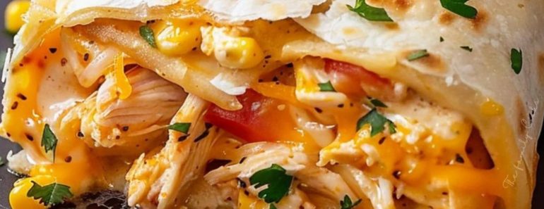 👉BakedChicken Chimichangas