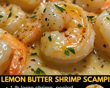 👉Lemon Butter ShrimpScampi