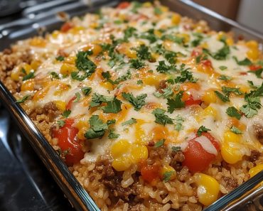 👉MexicanBeefRice Casserole