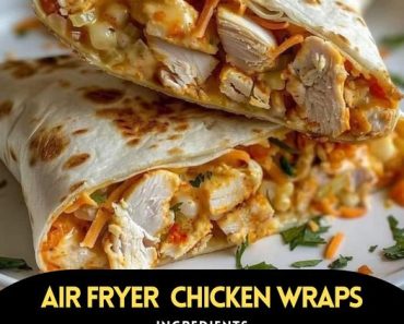 👉AirFryer ChickenWraps