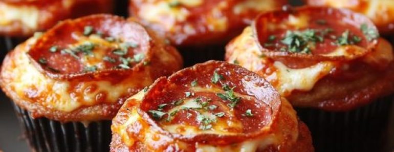 👉Deep Dish Pizza Cupcakes