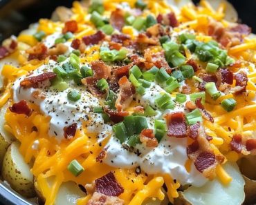 👉SlowCooker Loaded Baked Potato Casserole