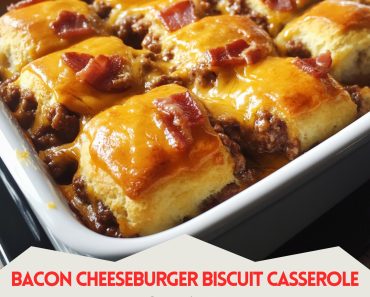 👉BaconCheeseburgerBiscuitCasserole