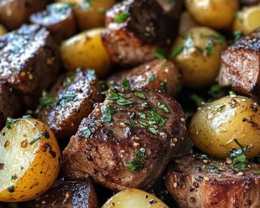 👉Air Fryer Garlic Butter Steak Bites