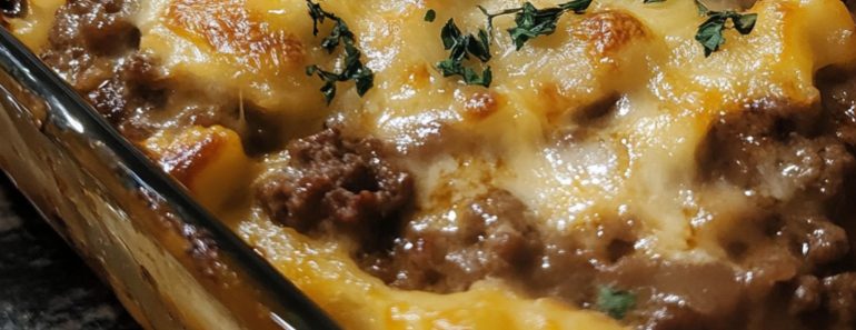 👉Amish Hamburger Steak Bake