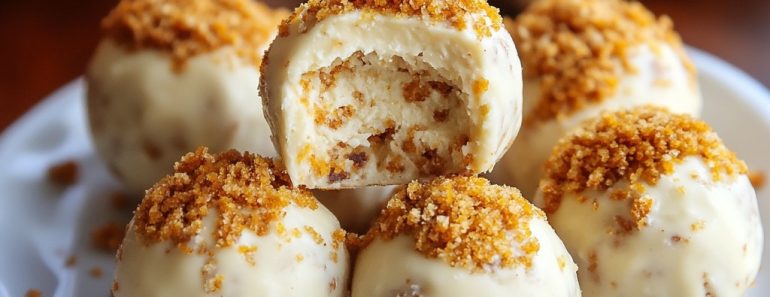 👉No Bake Pumpkin Cheesecake Balls